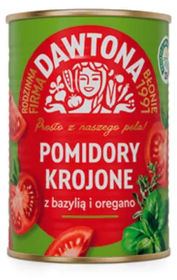 Obrázok produktu pre Dawtona Paradajky s bylinkami 400 g v konzervách