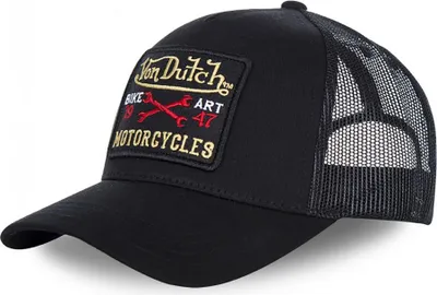 Produktbild von Von Dutch Trucker Mesh Snapback Cap - PATCH schwarz