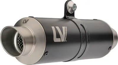 Zdjęcie produktu dla Kompletny układ wydechowy LeoVince GP CORSA RACING Black Edition ze stali nierdzewnej w kolorze czarnym do Aprilia SR GT 125 / 200 / Sport rok 2022-2024