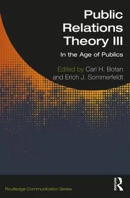 Produktbild von Public Relations Theory III