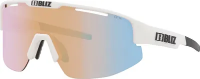 Produktbild von Bliz Sportbrille Matrix Small matt weiß coral / orange mirror blue