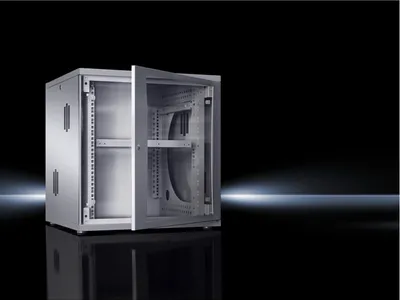 Immagine prodotto di Rittal 7507010 FlatBox Rittal DK 9HE BxT 600x400mm grau 19" Profilschienen