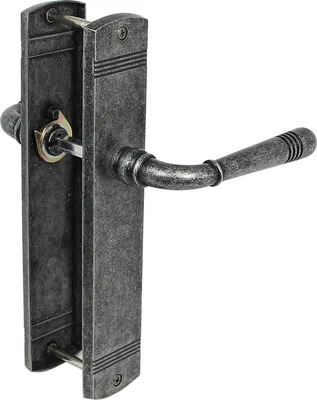 Produktbild von Türbeschlag 1659 Helena LS Blind Antik Grau Türdrücker Türklinke Türgriffe