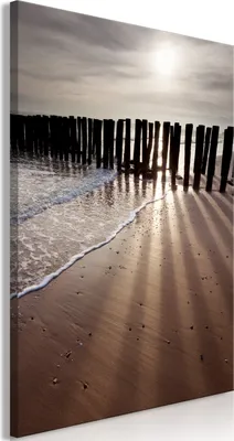 Produktbild von Italienischer Leinwand Leinwandbild - Light of Hope (1 Part) Vertical 40x60 cm Landschaften c-B-0659-b-a