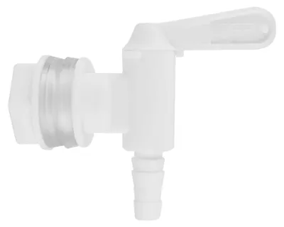 Obrázok produktu pre 3/8" biely plastový kohútik na vedro na pivo pre domáce varenie piva
