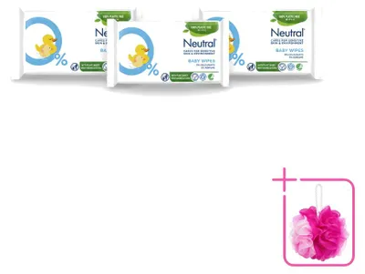 Productafbeelding van 3 x Milde babydoekjes - parfumvrij - zonder plastic - voordelijnverpakking - 3 stuks