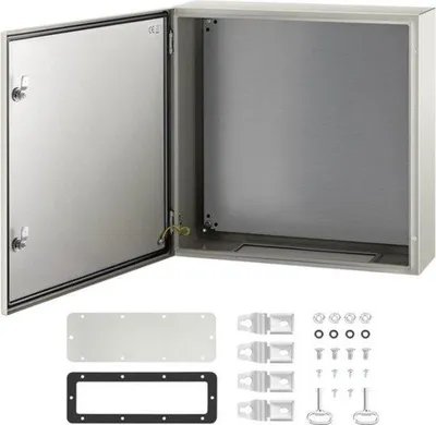 Produktbild von Famanu Schaltkasten aus Kohlenstoffstahl - IP66 wasserdichte industrielle Gehäuse 60x60x20cm
