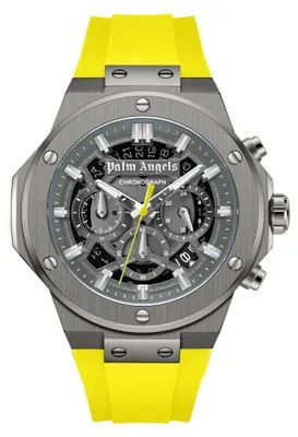 Produktbild von Palm Angels Herrenuhr PMWGO0000904 Chronograph Gelb