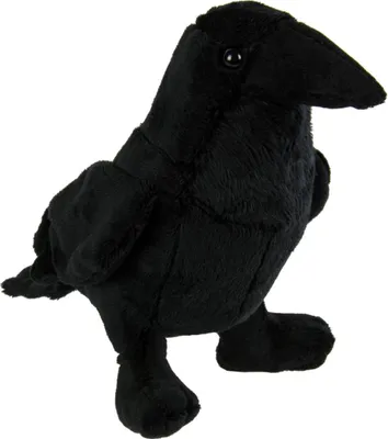 Produktbild von Plüsch Rabe 19cm als Geschenk für Kinder & Halloween-Fans oder als Deko
