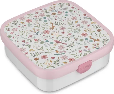 Image de Mepal - Bento Grand Campus Little Dutch - Bento Lunchbox pour enfants - Inclus 2 compartiments bento anti-fuites & fourchette - Le compartiment bento passe au micro-ondes - 2x 200 + 1250 ml - Fairy Wonders