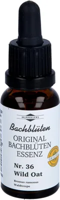 Obrázok produktu pre MURNAUERS Bachove kvety Pôvodná Bachova kvetinová esencia č. 36 Divoký ovos, kvapky, 20 ml roztok
