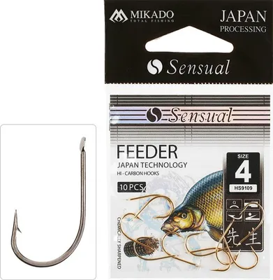 Immagine prodotto di Mikado Sensual Feeder Hook 9109 Taglia 14 Bn 10 pz