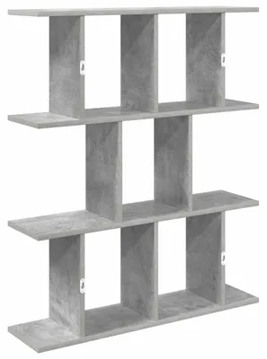 Produktbild von vidaXL Wandregal Betongrau 80 x 20 x 96 cm Holzwerkstoff