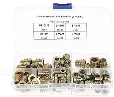 Produktbild von Reparatur-Tool-Set mit Edelstahl-Insertnieten und -schrauben, 80-teilig, M4-M10
