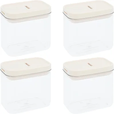 Productafbeelding van Bewaarpotten set, 2 stuks, 800 ml, luchtdicht, voor in de keuken