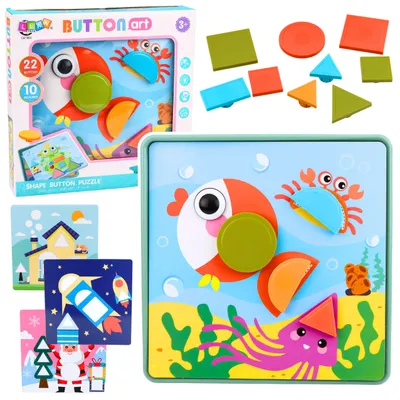 Obrázok produktu pre Kreatívne geometrické puzzle Mozaika vzdelávacie puzzle 35 ks.