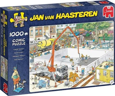 Produktbild von Jumbo Puzzle Jan van Haasteren Schwimmbad 1000 Teile Cartoon