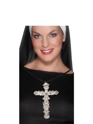 Produktbild von Heiliges Kreuz Kostüm Mönch Nonne Priester Kruzifix