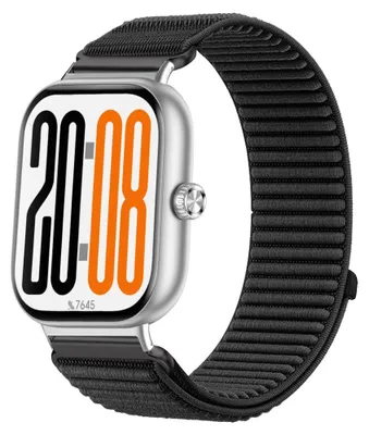 Obrázok produktu pre Nylonový remienok na inteligentné hodinky Honor Watch X5 s suchým zipsom – náhradný remienok, čierny