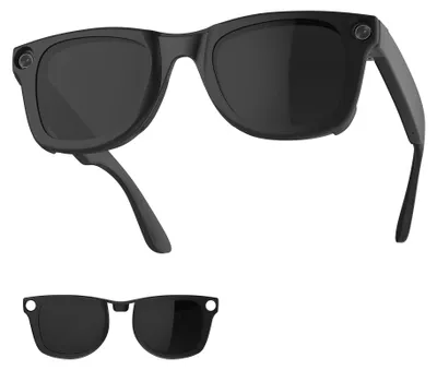 Produktbild von Polarisierte Clip-On-Linse für Smart Glasses (matt schwarz)