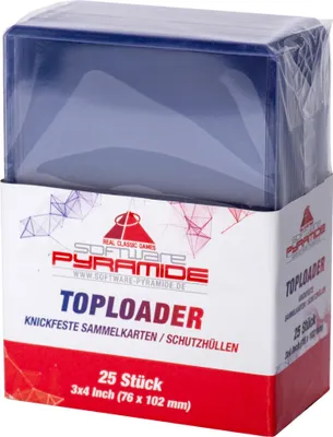 Obrázek produktu pro Software Pyramide 92499 Software Pyramide Toploader Čiré pouzdro na karty v balení Transparentní