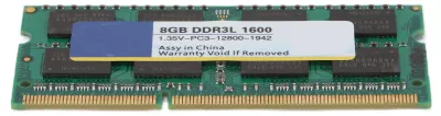 Obrázek produktu pro Xiede DDR3L RAM – přenosná, odolná proti opotřebení a korozi, s odvodem tepla, RAM pro notebooky, 1600 MHz, 8 GB