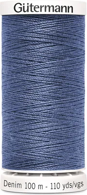 Produktbild von Profi Jeansfaden Denim 100m Gütermann Nähgarnfarben: 6075 jeansblau