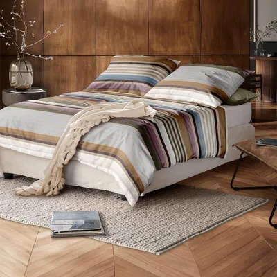 Produktbild von Irisette Mako-Satin Bettwäsche Wave 8678 sky 135x200 cm + 80x80 cm