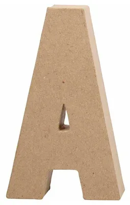 Produktbild von Buchstabe aus Pappmaché – A, 20,5 cm