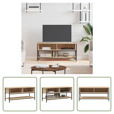 Produktbild von The Living Store TV-Schrank Sonoma-Eiche 100x35x45 cm Holzwerkstoff