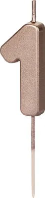 Geburtstagskerze Zahl 1 Zahlenkerze 4,5cm