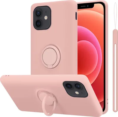 Produktbild von Cadorabo Hülle für Apple iPhone 12 MINI Schutz Hülle in Rosa Handyhülle TPU Etui Case Cover