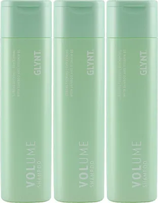 Produktbild von Glynt Volume 3 x 250 ml Shampoo für feines Haar Set