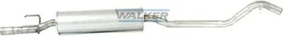 Produktbild von WALKER 72293 Mittelschalldämpfer Schalldämpfer für OPEL Corsa B Schrägheck (S93) für VAUXHALL Corsa Mk I (B) Schrägheck (S93)