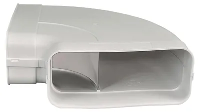 Produktbild von Rohrbogen 150 mm, Kunststoff, weiß