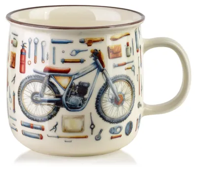 Produktbild von Becher porzellan AffekDesign By Mondex Norman 9.6x13x9.3 mehrfarbig 1pc