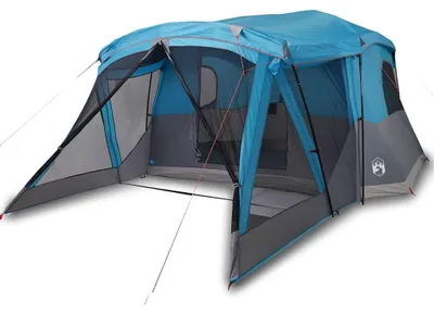 Immagine prodotto di vidaXL Tenda da campeggio con tenda 4 persone Blu Impermeabile