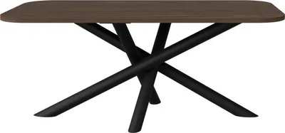 Produktbild von Esstisch 185 x 90 cm OSVALD – Wisconsin-Walnuss