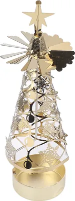 Produktbild von Drehbarer Kerzenhalter, rotierender Kerzenständer, Set für romantische Hochzeits-Weihnachtsfeier