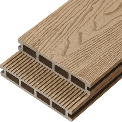 Zdjęcie produktu dla Home Deluxe - Deska tarasowa WPC SAMANA PREMIUM - Teak, 30 m² - Łącznie z podkonstrukcją i kompletnymi akcesoriami I Taras wokół basenu Taras balkonowy
