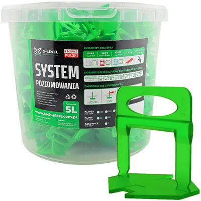 Produktbild von X-level Fliesen Nivelliersystem 500 Stück 2mm Fuge