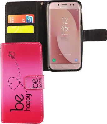 Zdjęcie produktu dla Etui na telefon komórkowy Samsung Galaxy J5 2017 Be Happy Pink