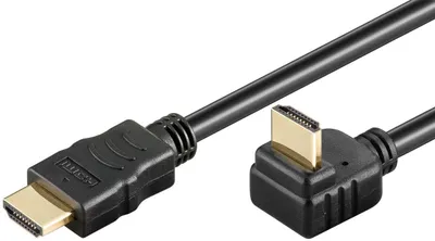 Produktbild von Goobay HDMI-Kabel, 270° Winkelstecker, 4K, 5m, Schwarz