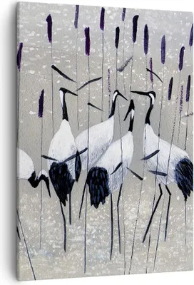 Produktbild von Bild auf Leinwand - Leinwandbild - Einteilig - Vogel Natur Wasser - 50x70cm - Wand Bild - Wanddeko - Wandbilder - Leinwanddruck - Wanddekoration - Leinwand bilder - Wandbild - PA50x70-3687