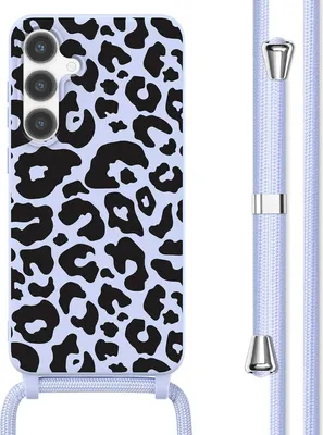 Produktbild von imoshion SilikonHülle design mit Band Samsung Galaxy S24 Plus - Animal Lila
