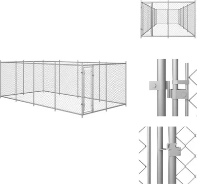 Produktbild von vidaXL Outdoor-Hundezwinger 8x4x2 m - Hundezwinger & -ausläufe