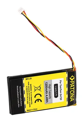 Produktbild von PATONA Akku für TomTom Go 720 Go 520 530 630 720 730 920 930 530 Live 630 Live