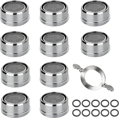 Produktbild von Strahlregler M24, 10 Stück, Edelstahlschlüssel, Wassersparend, für Küche