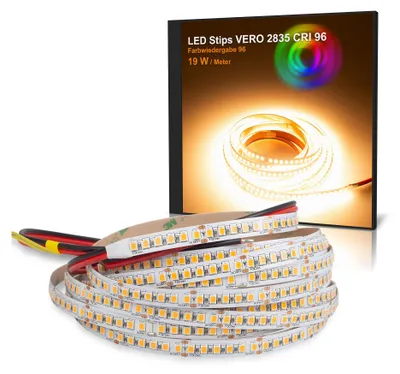 Produktbild von LED Strip VERO Warmweiß (2700K) CRI 96 96W 5 Meter 24V IP20