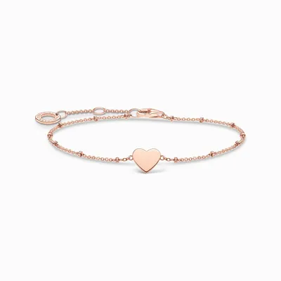 Produktbild von Armband, Herz Mit Kugel, Rosegold